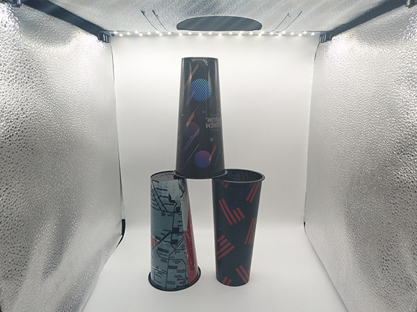 Customized Plastic In Mould Label Cup , Food Grade Plastic Cups