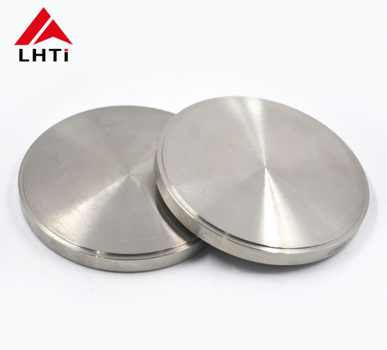 Polished Silver Titanium Disc Round Shape 150mm-1300mm 35mm-550mm Plywood Case