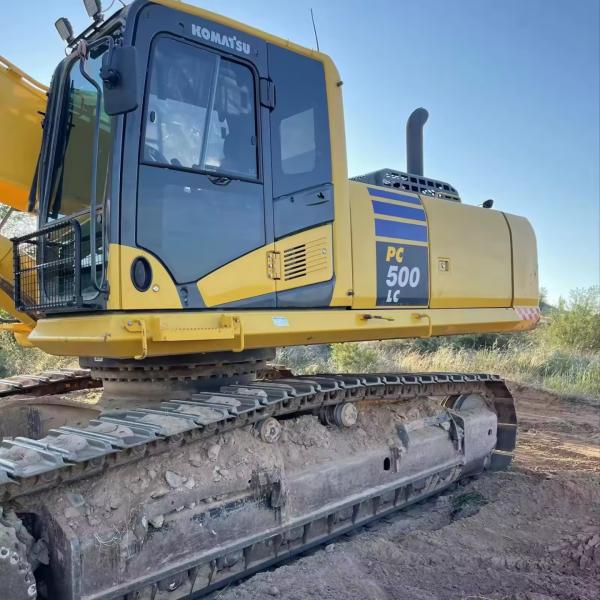 50Ton 4m3 Bucket Track Used Komatsu Excavators  Heavy Used Digging Equipment PC500