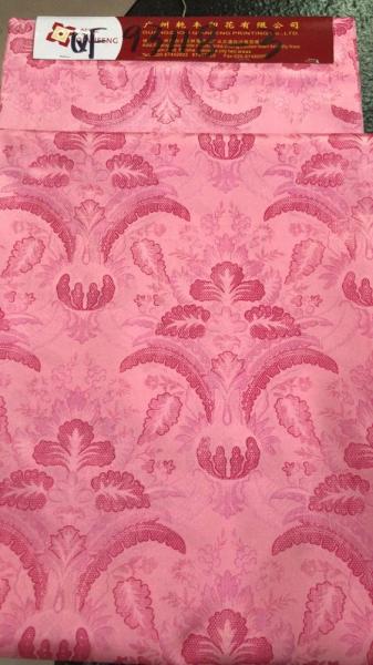 Allergie piquante de tissu du matelas 70g/M2 respirable rose résistante