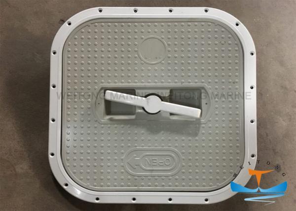 Boat Watertight Yatch Aluminum Hatch Cover Flush Type 6mm Cover Thickness