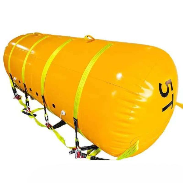 Cylindrical Underwater Lifting Bag Solid Construction Efficient Lifting Safe Reliable