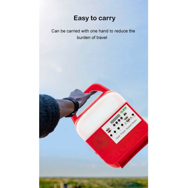 Крытое портативное солнечное привесное располагаясь лагерем светлое управление кнопки прессы 5W 6000mAh