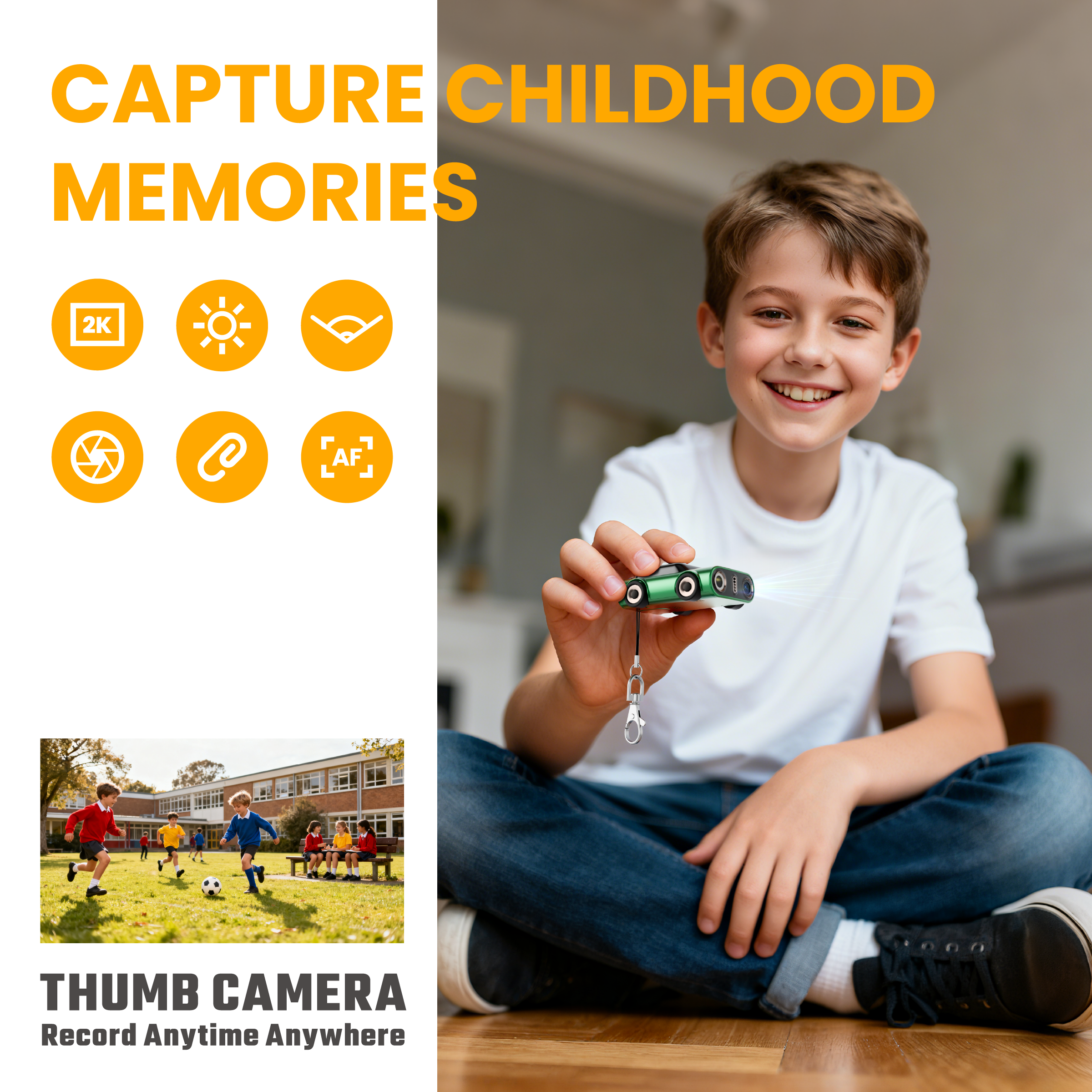 G5 Mini Camera Stylish Keychain Thumb Audio And Video Mini Retro Camera For Vlog Traveling