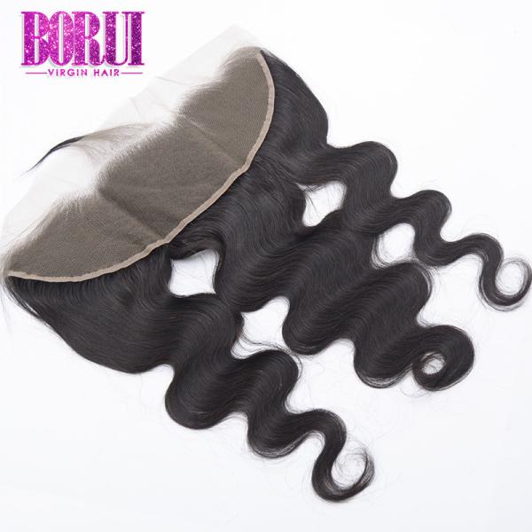 Ear To Ear Body Wave Human Hair Lace Frontal 13*4 Frontal Virgin Length 8-24