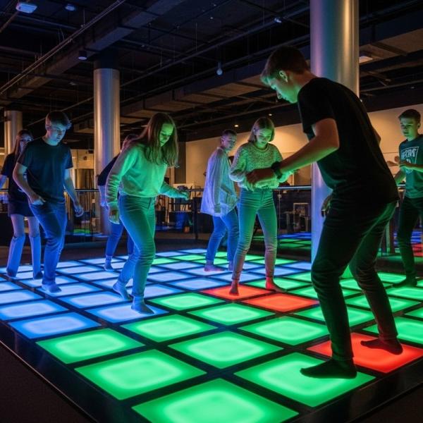Interactive LED Floor Games - Ultimate Immersive Gaming Experience