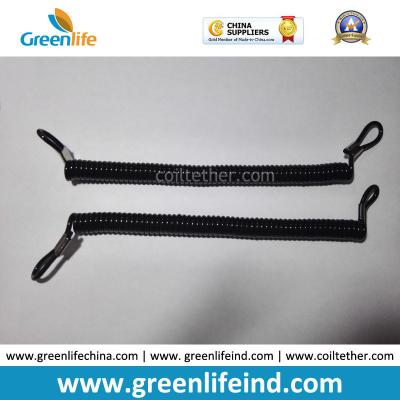 Fashion Accessories Black Elastic Safety Rope w/loop Ends and Strong Wire Core