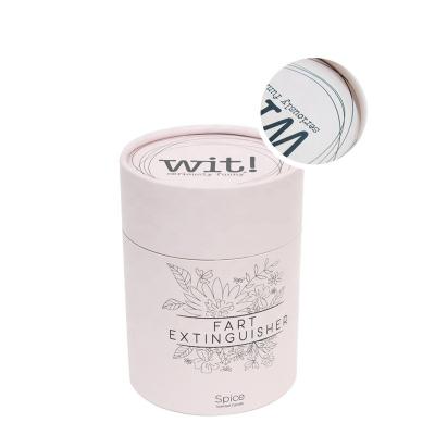 Vela scented quente do fornecedor luxuoso feito sob encomenda do atacadista do logotipo em volta da caixa de cartão dos feijões de baunilha da caixa de presente