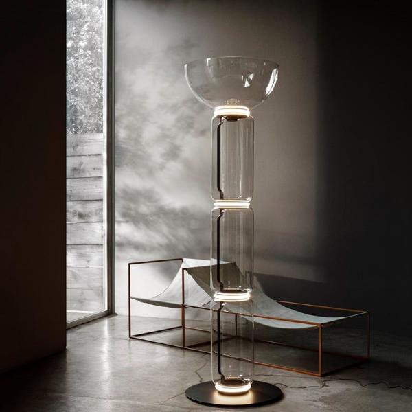 Modern Italy Design Floor Lamp for Living Room Bedroom Replica Glass Shade floor standing light（WH-MFL-130)