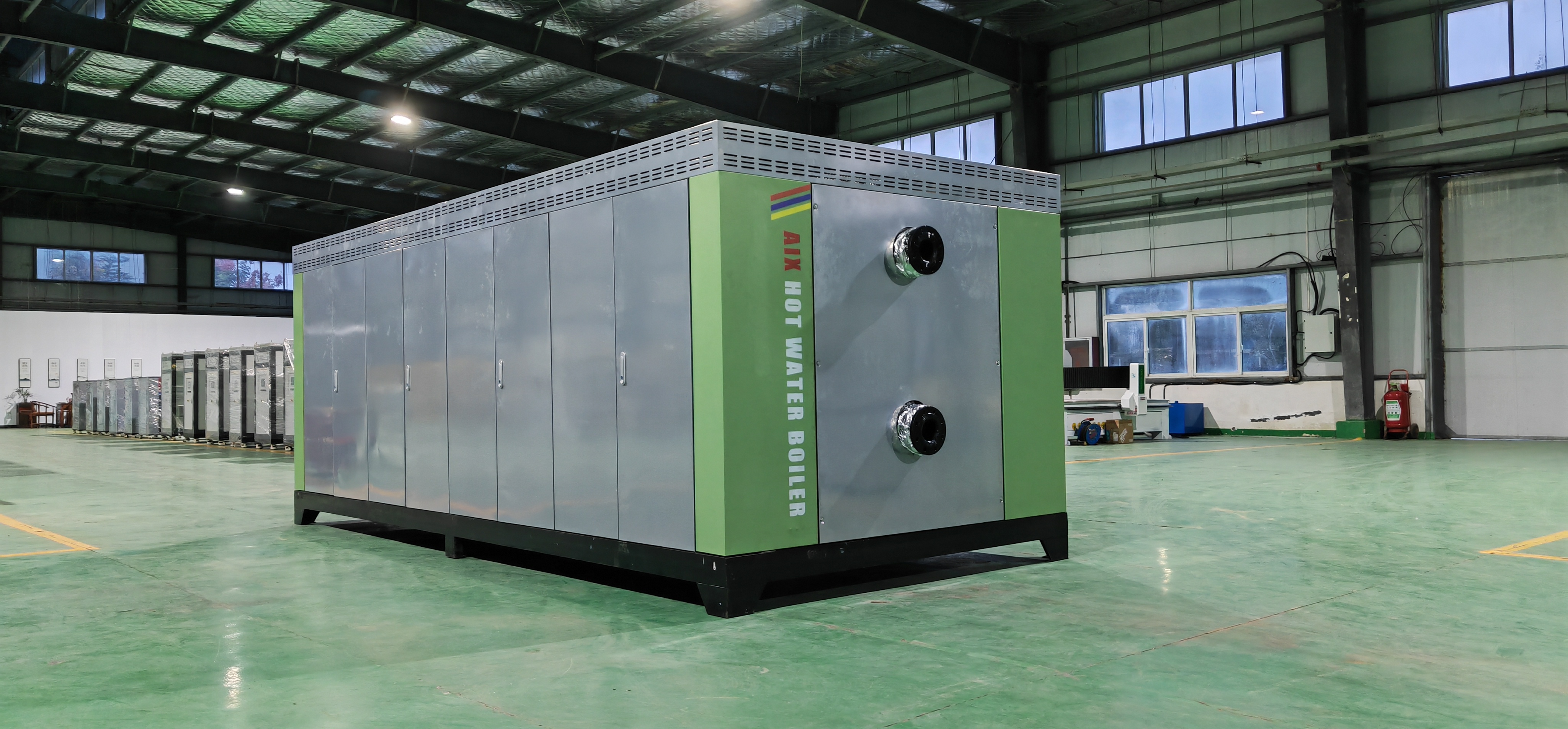 30kw Electromagnetic Electric Steam Boiler 0.05t/H Vertical Low Pressure Steam Generator