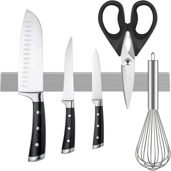 304 Stainless Steel Magnetic Knife Holder For Wall Corrosion Protection