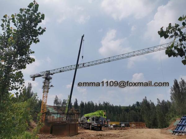 6t Load Capacity Top Flat Tower Crane Type PT6013 EXW FOB CIF Price