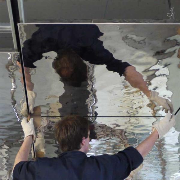 Embossed Stainless Steel Panels Gold Mirror Finish For Facade Wall Cladding  Curtain Wall Ceiling 304 316