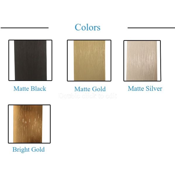 38mm Side Height Multiple Color Options Aluminum Frame for Mirror and Photo Picture Frames