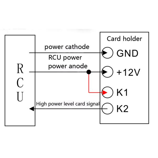 5 соединили энергосберегающую частоту выключателя 12VDC высокую