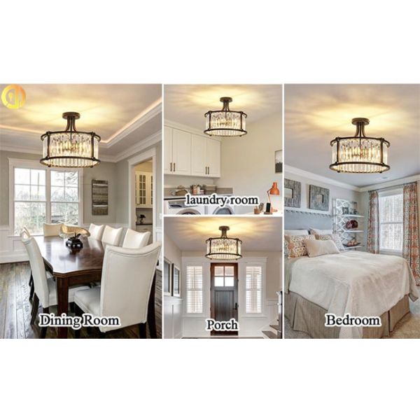 Luxury Modern LED Ceiling Light Living Dining Room Indoor Decorative D40cm