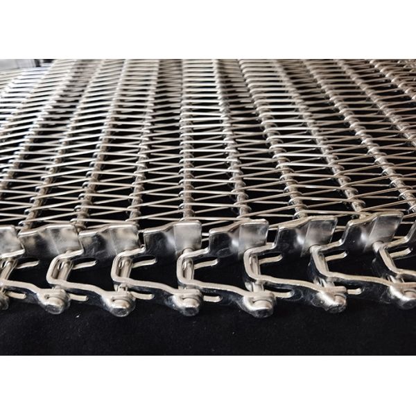 1.6m Width Food Grade Wire Mesh Belt For Frozen Food Industries