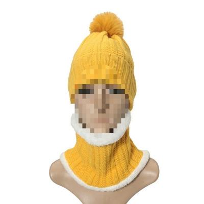 Outdoor Eco Friendly Rpet 2Pcs Set Kids Beanie Collar Warmer Support Renewable Branding Custom Fair Trade