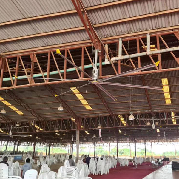 380В питание 5 лопастей 3,0 м 10 футов промышленный HVLS большой потолочный вентилятор с контроллером