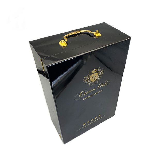Eco Friendly Personalized Wooden Wine Box With Logo FSC Certificated