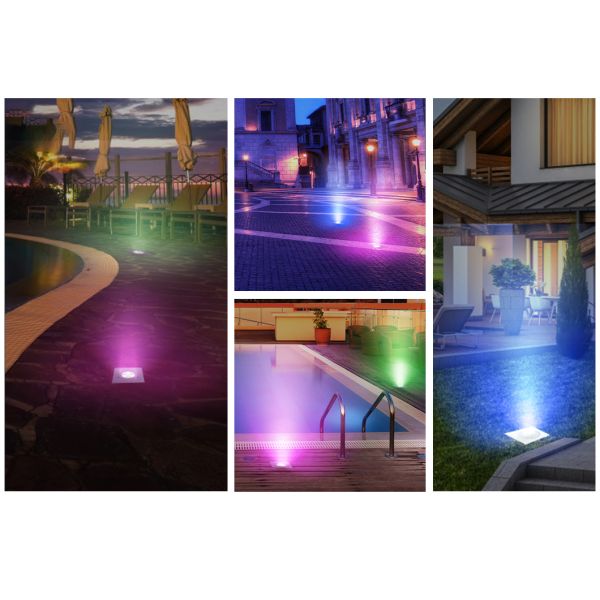 24W Rgb SMD3535 Inground Swimming Pool Lights 900LM