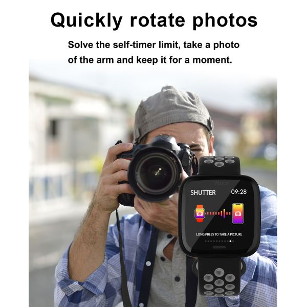 Русский поддержки распознавания речи тарифа сердца IP67 Smartwatch F12 корейский испанский японский французский