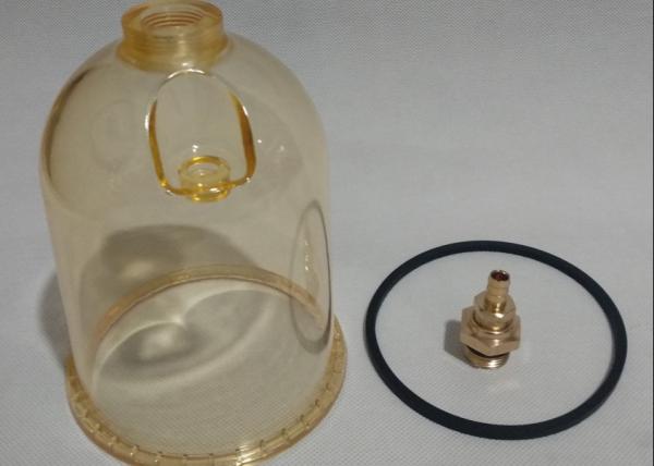 Excavator Fuel Water Separator Assembly High Performance Galvanized  Surface Extrusion Resistance 1000FG Water cup