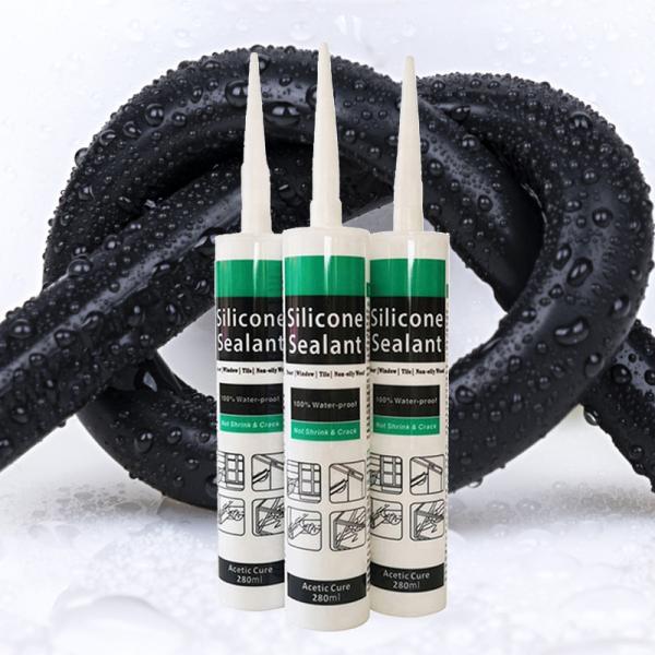 GP White Acetic Cure Silicone Sealant For Glass One Component