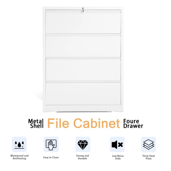 High Durability Office 2 Drawer Lateral File Cabinet  RAL Color