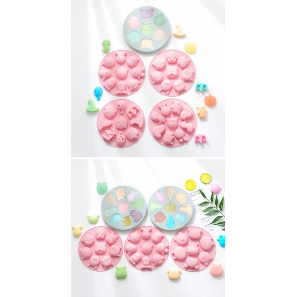 Tasteless 3D Halloween Food Grade Silicone Chocolate Molds