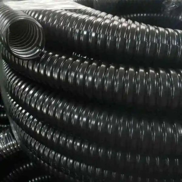 Outdoor Corrugated Flexible Hose Metal Conduit Plastic Coated With Excellent Durability