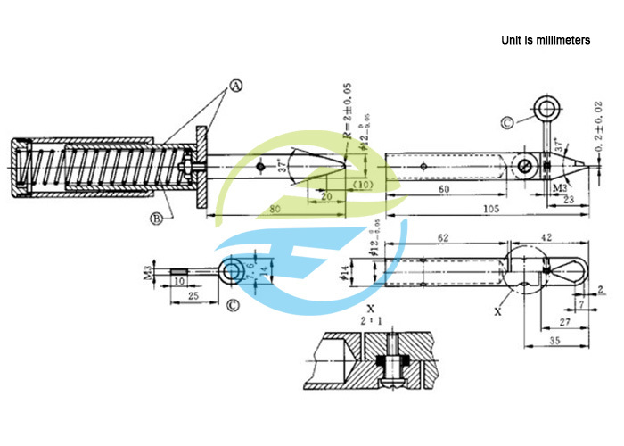 IEC Test Finger Probe for Mechanical Strength and Accessibility Testing of Household Electrical Appliances