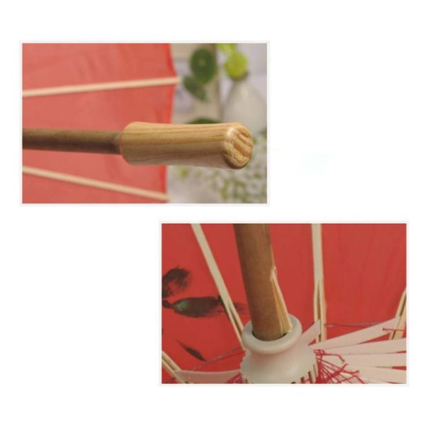 [I AM YOUR FANS ]Factory Price Japanese Style Umbrella Kids Size&adult Size   Flower Fabric Parasol Flower Fabric pink Umbrella