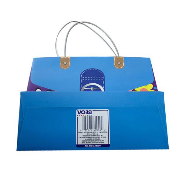 Sacos de papel kraft de fundo plano recicláveis
