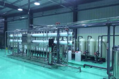 Skid Structure Industrial Single Stage RO System Removal Dissolved Solids