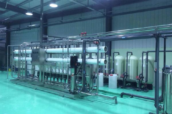 Skid Structure Industrial Single Stage RO System Removal Dissolved Solids