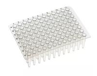 Polipropileno de grau médico 96 poços 0,2 ml Meia placa de PCR com número preto