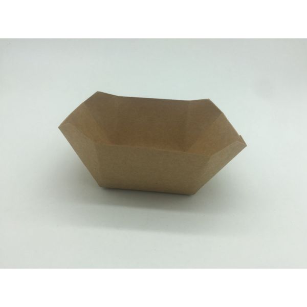 Brown Kraft Paper Baking Loaf Pans , Baking Cardboard Loaf Pans Eco - Friendly