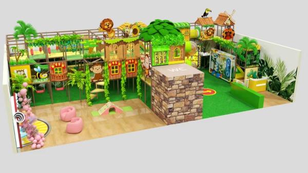 Dreamland Children Naughty Castle Paradise Kids Pool Ball Trampoline Kids Playground Indoor Equipment