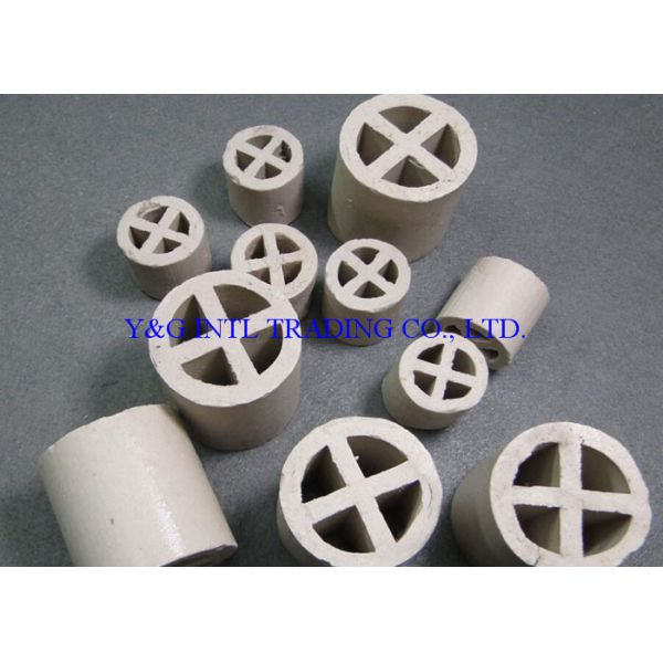 Acid Resistant Ceramic Random Packing Alumina Ceramic Cross Partition Ring