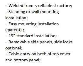 19 inch Wall Mount Assemble 9u 12u 15u 18u 22u 27u Network Data Rack Cabinet SQ Wall Mount Rack Cabinet