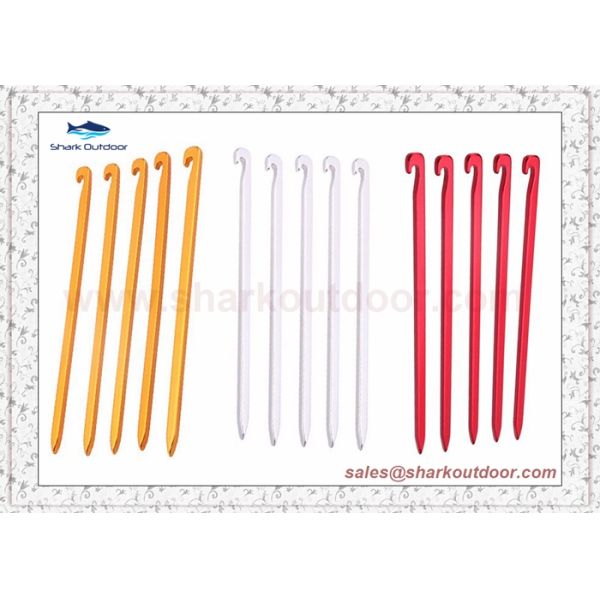 Aluminum alloy tent accessories tent stakes tent pegs for camping hiking