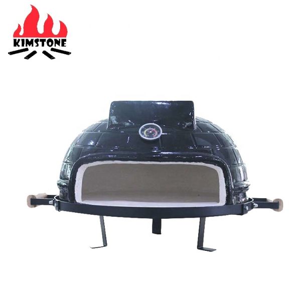 KIMSTONE 2022 Professional Forno a Legna Outdoor Wood Burning Portable Horno Pizzero Charcoal Grill Dome Pizza Ovens for Sale