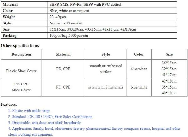 nonwoven unisex waterproof shoes cover with reasonable price,ESD Shoe Covers Washable anti-static Shoe Covers Cleanroom