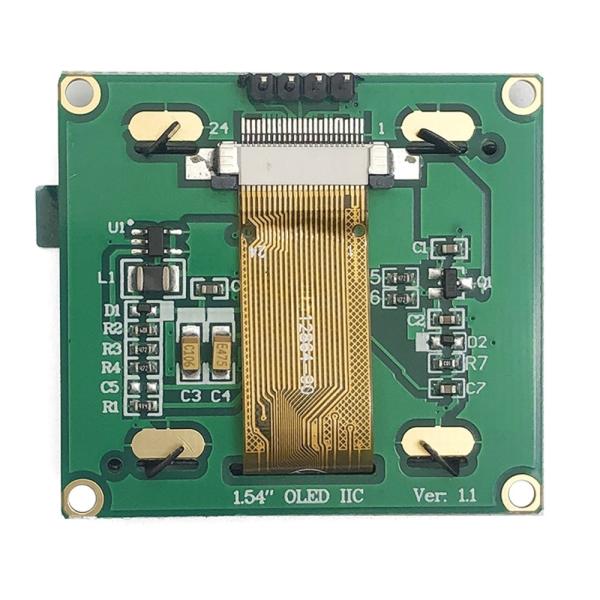 1.54 Inch Graphic OLED Display SSD1309 128x64 Dots Resolution I2C Interface