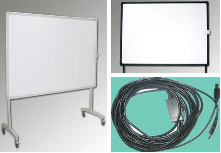 Whiteboard interactivo de Electormagnetic de la pluma dual, tableros elegantes
