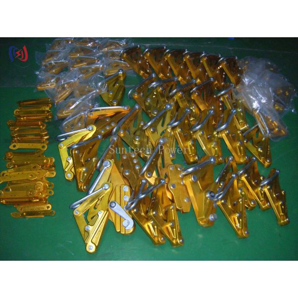 Aluminum Alloy Conductor Gripper with 80KN Rated Load and Non-Slip Design for Power Line Construction