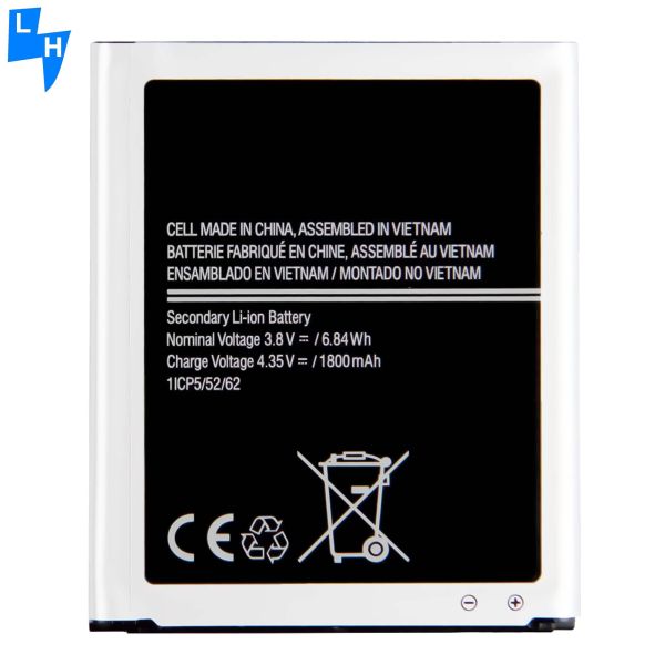 Bateria de iões de lítio de alta capacidade de 1800 mAh EB-BJ111ABE para Samsung Galaxy J1 Ace J1ACE