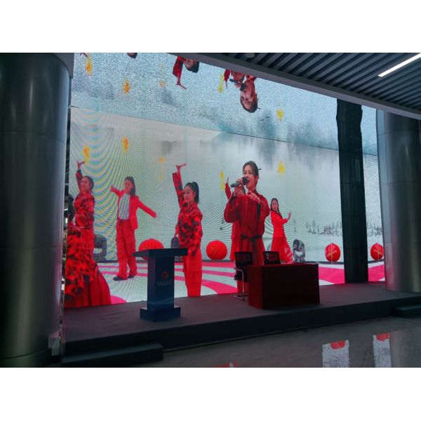 New Arrival Customized Indoor Transparent LED Video Display Grille Display Screen for Advertising