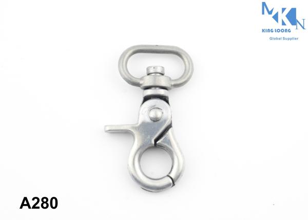 OEM Or ODM Bulk Bag Snap Hook , Metal Swivel Snap Hooks For Straps